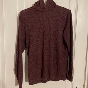 Red heather pullover